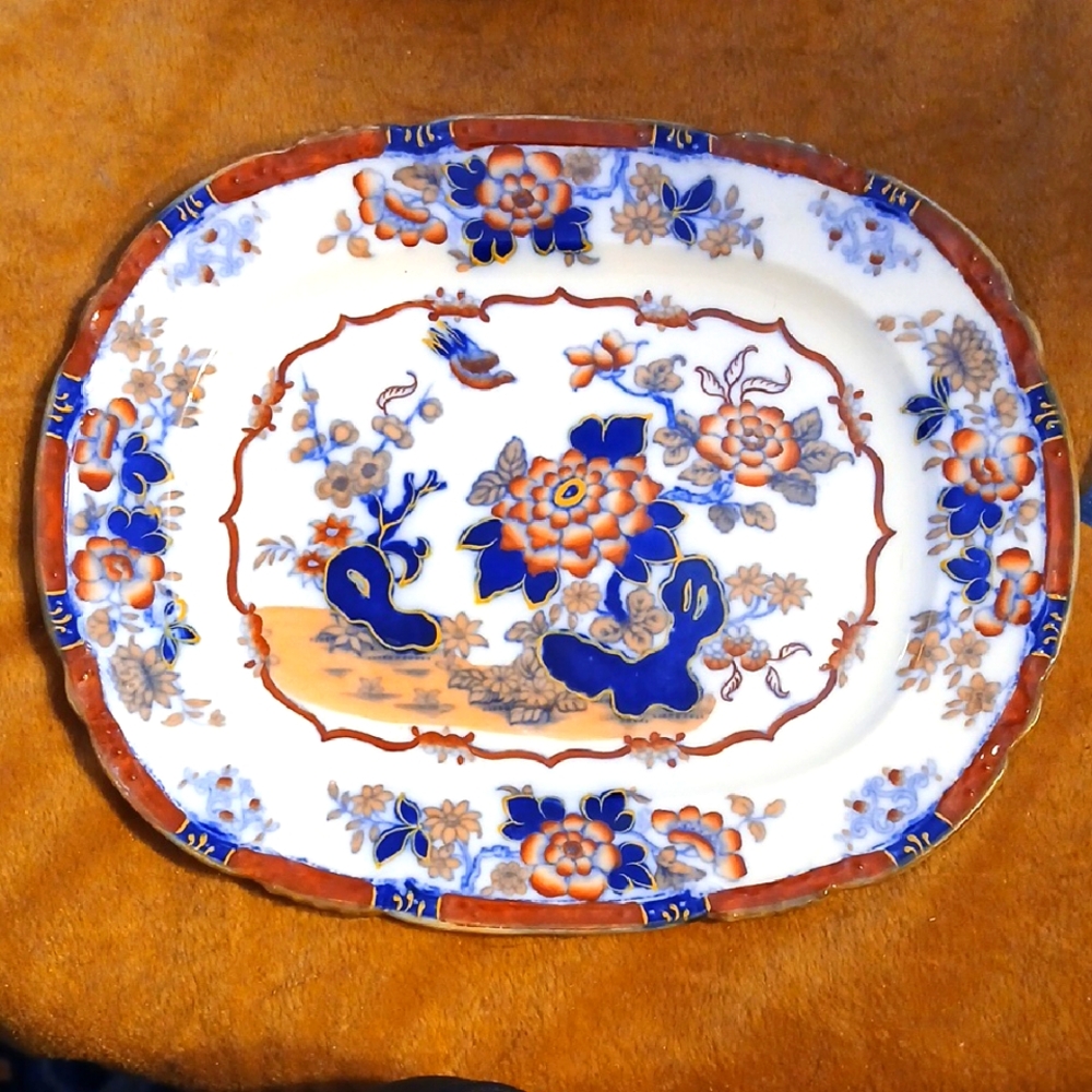Antique 1844 MINTON Oriental Japan Platter
